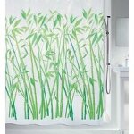 Spirella rideau de douche polyester bambus 180x200cm vert