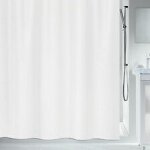 Spirella rideau de douche polyester primo 180x200cm blanc