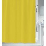 Spirella rideau de douche polyester primo 180x200cm jaune