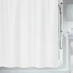 Spirella rideau de douche polyester primo 240x200cm blanc