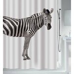Spirella rideau de douche polyester zebra 180x200cm zebra