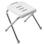 Spirella tabouret de douche pliable chrom? - max 130kg