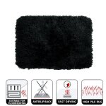 Spirella tapis de bain highland 70x120cm noir