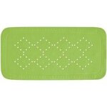 Spirella tapis fond de baignoire pvc alaska 91x36cm vert kiwi