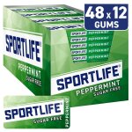 Sportlife peppermint bonbons menthe fra�che 48x18g - 864g total, fra�cheur intense, sans sucre, id�al ...