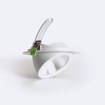 Spot downlight led orientable rond 60w 120 lm / w no flicker blanc chaud 2800k - 3200k