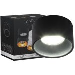Spot a encastrer - edo - zama black s - aluminium - led - 5w - 350 lm