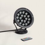 Spot ext�rieur led 18w rgb colmar rgb
