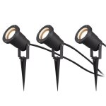 Spot d'ext�rieur ubangi avec piquet en lot de 3