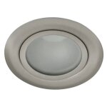 Spot led encastrable meuble � chrome mat � 73mm � blanc chaud � kanlux kl - 19761