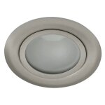 Spot led encastrable meuble � chrome mat � 73mm � blanc chaud � kanlux kl - 19761