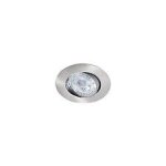 Spot led encastr� k8 orientable - 8w - 3000k - 680lm - rond - dimmable - avec ampoule - nickel