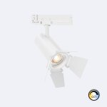 Spot led fasano cinema cylindre biseau 30w pour rail triphas� cct no flicker dimmable dali blanc s�lectionnabl ...