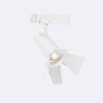 Spot led fasano cinema cylindre biseau 30w pour rail triphas� no flicker dimmable dali blanc blanc chaud ...