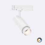 Spot led fasano cylindre 20w cct pour rail triphas� no flicker dimmable blanc s�lectionnable (2700k - ...