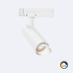 Spot led fasano cylindre biseau 30w pour rail triphas� cct no flicker dimmable dali blanc s�lectionnable ...