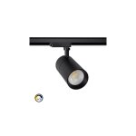 Spot led new mallet dimmable cct s�lectionnable 20w (ugr 15) pour rail monophas� blanc