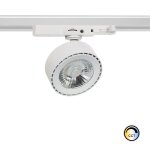 Spot led new onuba 20w blanc cri90 no flicker ugr16 pour rail triphas� (3 allumages) s�lectionnable (chaud ...