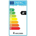 Spot led de salle de bains liverno chrome