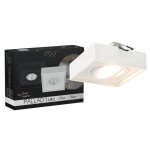 Spot de plafond encastrable pallad 1 mini blanc gu10 ip20 carr� edo