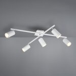 Spot pour plafond marley, blanc mat, 5 lampes