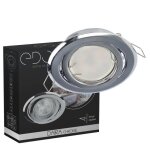 Spot de plafond r�glable en saillie daira chrome ip20 rond edo777300 edo