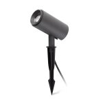 Spot sur piquet led plom, gris fonc�
