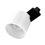 Spot sur rail davos monophas� pour ampoule led gu10 ar111 blanc