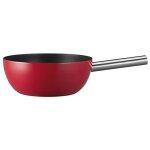 Spring 2896560624 caquelon a fondue en aluminium compatible induction rouge 23cm