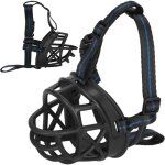 Museli�re - springos - taille xl - sangles r�glables - couleur noire - emp�che les morsures