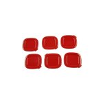 Ss - 194113. couvercles pot yaourt livre par 6 seb blanc ou rouge selon arrivage Ss - 194113. couvercles pot yaourt livre par 6 seb blanc ou rouge selon arrivage