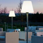 Standy w180 lampadaire filaire pied m�tal pour ext�rieur - led blanc - h180cm - douille e27