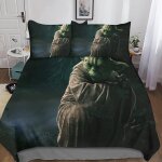 Star wars housse de couette d design soft avec taie d�oreiller, the mandalorian couette respirante avec ...