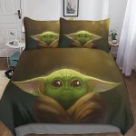 Star wars housses de couettes d imprim�� ensemble de literie, avec taie d'oreiller, the mandalorian ousse ...