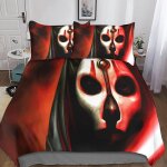 Star wars housse de couette d imprim�� parure de lit en microfibre, avec taies d'oreiller, the mandalorian ...