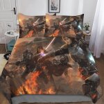 Star wars housse de couette parure de lit imprim�� avec taies d'oreiller d literie en microfibre, avec ...