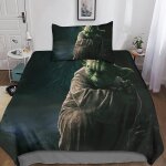 D star wars housse de couette parure de lit moto en microfibre avec taies d'oreiller, avec fermeture ...