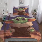 Star wars housse de couette parure de lit pi��ces, avec taies d'oreiller d imprim�� literie en microfibre, ...