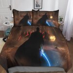 Star wars housse de couette avec taies d'oreiller, mode unique d imprim�� microfibre literie parure de ...