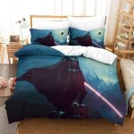 Star wars pcs parure de lit - housse de couette douce housse couette imprim�� d avecfermeture ��clair ...