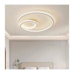 Plafonnier led - underscore - starryol - 40cm - 68w - eclairage double face - 4000k.