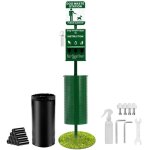 Station de collecte des djections canines - duoku - avec bouteille de lavage a la main - 11, 5 gallons ...