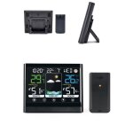 Station meteo couleur avec previsions 1 sonde ext fournie affiche la pression atmospheque horloge hygrometre ...