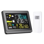 Station m�t�o sans fil ecran couleur 5. 9 pouces horloge atomique yonis