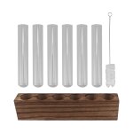 Station de propagation de plantes en verre, tubes de propagation de plantes, terrarium de bureau avec ...