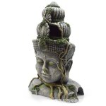 Statue de bodhisattva en r�sine, d�coration d'aquarium, grotte de cachette pour crevettes betta