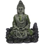 Statue en pierre de roche d�corative en r�sine, statue de r�servoir de poisson, statue de bouddha assis, ...