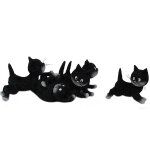 Statuette les chats par dubout