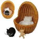 Statuette nid douillet les chats par dubout