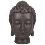 Statuette t�te bouddha en polyr�sine